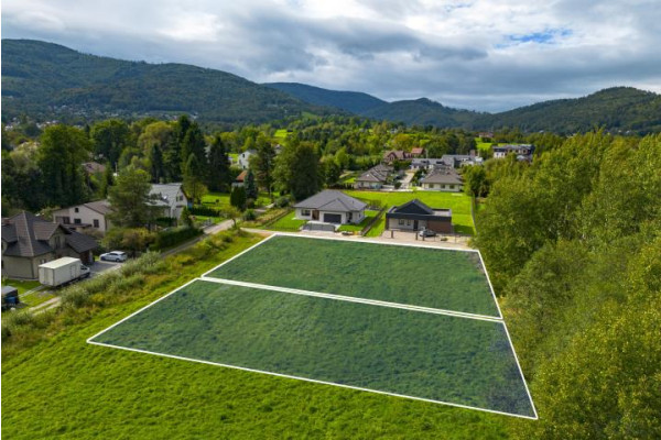 bielski, Wilkowice, Zielna, Działka w Wilkowicach ul.Zielna/ ul.Spacerowa