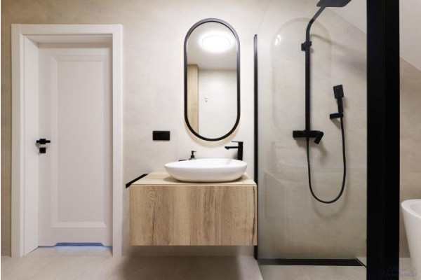 bielski, Wilkowice, Sielska, Dom w zabudowie bliźniaczej w Wilkowicach